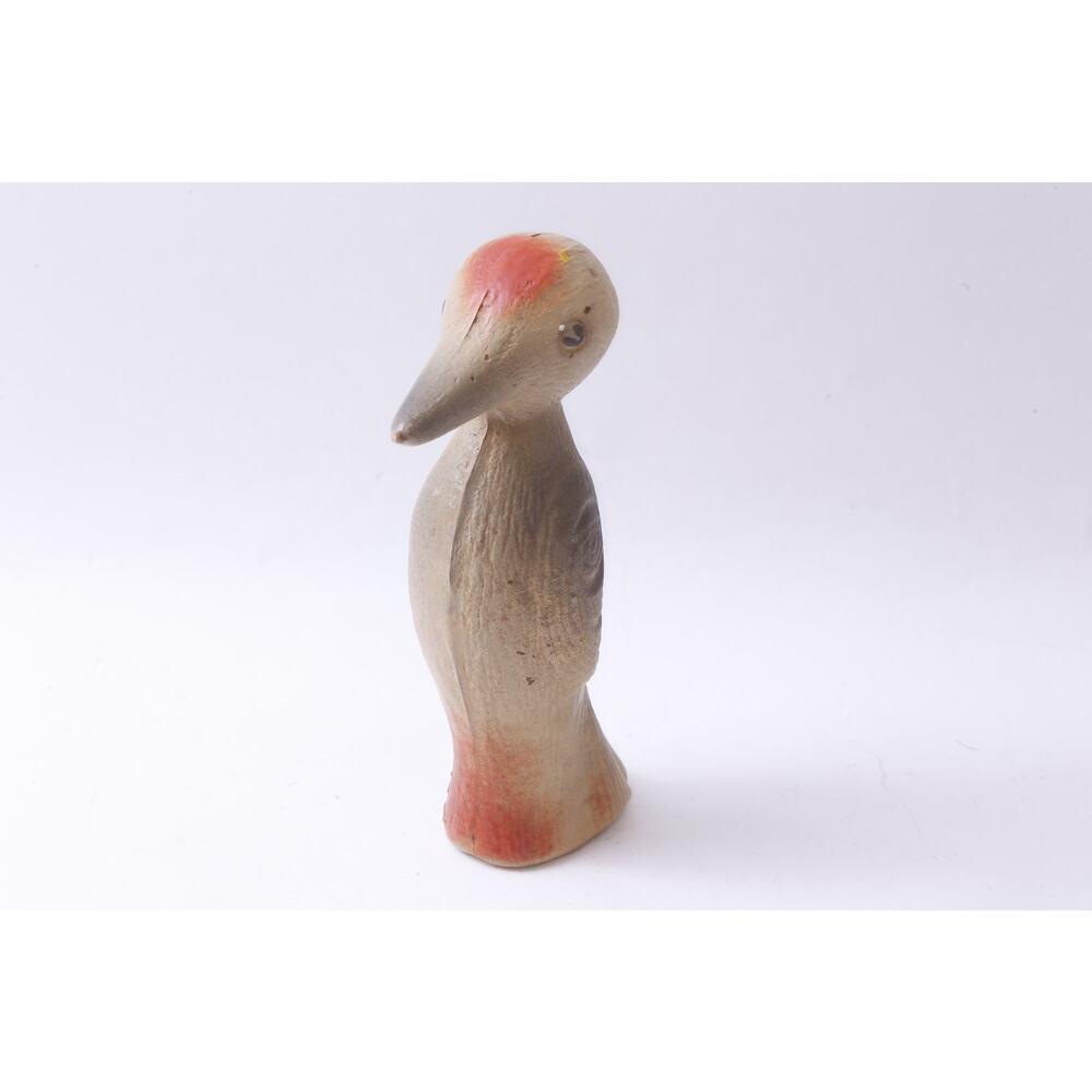 Woodpecker, Bird, Standing, Soviet, USSR, Rubber, Figure, 6 1/2", Squeaky